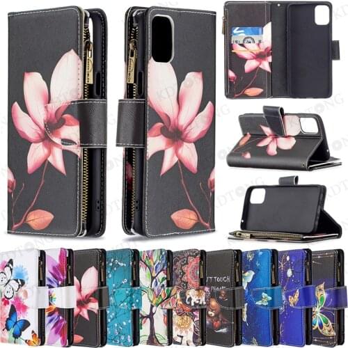 Painted Fashion Cute Leather Case For LG K61 K51 K42 with Lanyard Card Slot For LG K61 K51 K42 Invisible Bracket Protective Case
