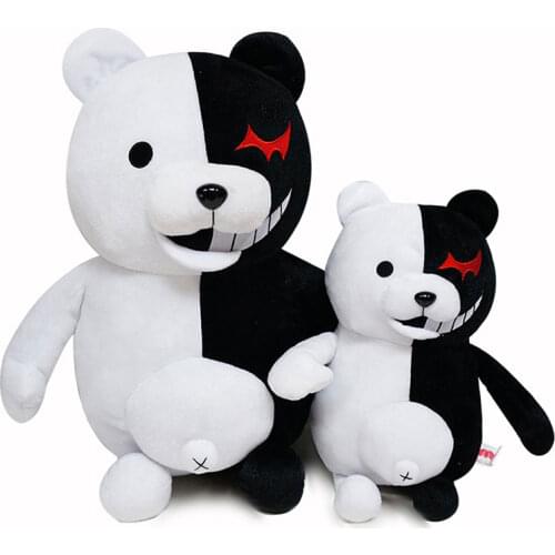 25cm And 35cm Monokuma Bear Danganronpa Soft Stuffed Plush Toy Doll Gift For Children