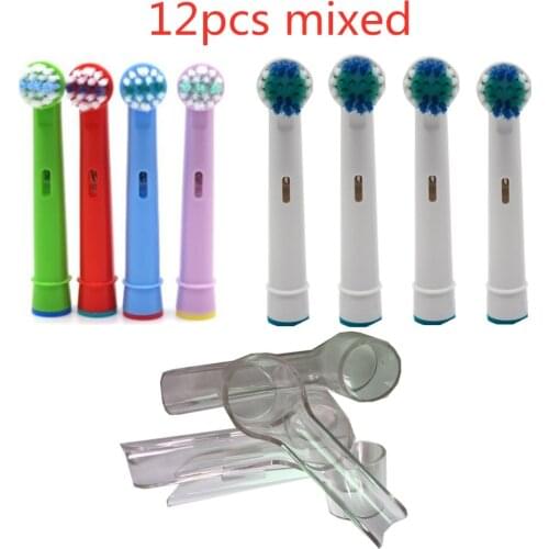 8x Replacement Brush Heads For Oral-B Electric Toothbrush Fit Advance Power/Pro Health/Triumph/3D Excel/Vitality Precision Clean