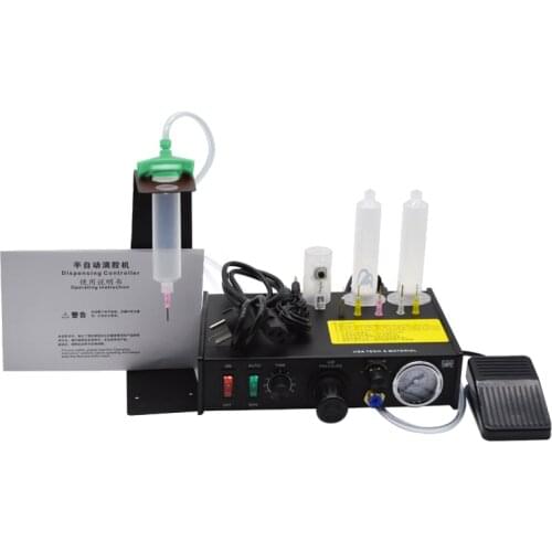 Professional Digital Auto Glue Dispenser 982 Glue Dropper Solder Paste Liquid Controller Fluid Dispenser Tools Machine 220V