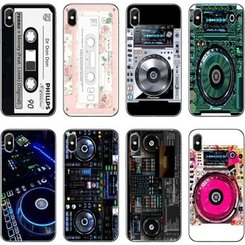 Audio DJ Mixers Guitar Transparent Phone Case For iPhone 12 11 Pro Max Mini XS Max XR X 8 7 Plus 6 6S Plus 5 5S SE 2020