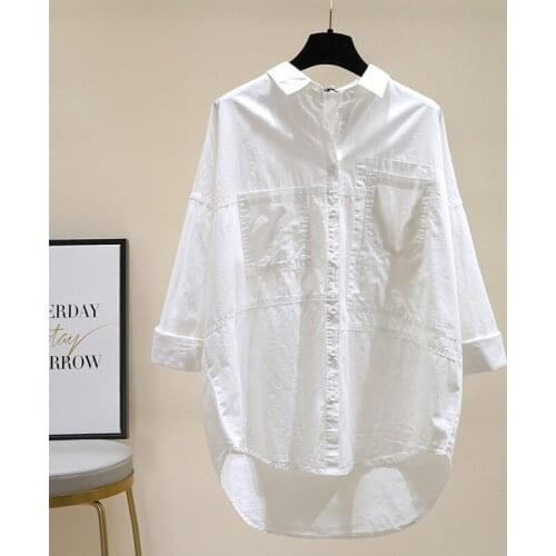 Женские белые рубашки SURUFENG China At AliExpress