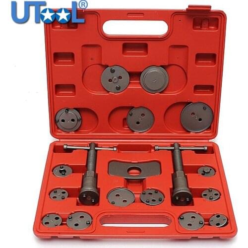 18pcs/set Auto Universal Precision Disc Brake Caliper Wind Back Brake Piston Compressor Tool Kit For Auto Garage Repair Tools