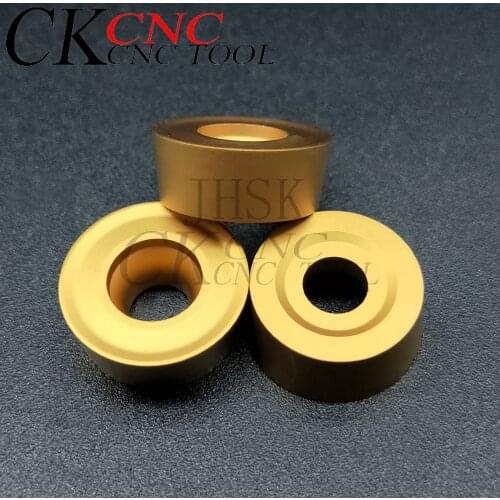 10pcs RCMT1606-Q P25 RCMT1606 Q P25 Round Milling Insert CNC Lathe Cutting R8 cnc blade Cutting Tool Lathe Accessories