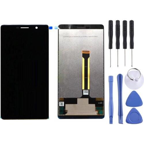 LCD Screen and Digitizer Full Assembly for Nokia 7 Plus / E9 Plus (Black)