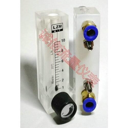 1~10L/h Fast Joint Connection of LZM-6T Adjustable Flow Meter Panel Small Flow Meter