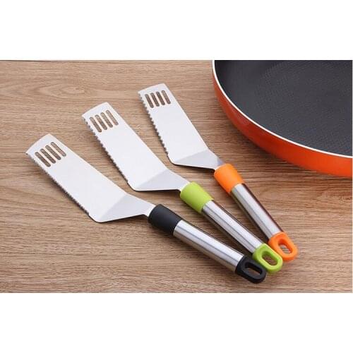 1PC Kitchen Tool Creative Pizza Shovel Server Spatula Cake Holder Transfer Cookie Spatula Pizza Shovel KX 261