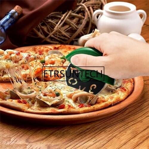 100pcs Stainless Steel Pizza Cutter Pizza Round Knife Cutter Pastry Pasta Wheels Scissors kitchen Baking Tools