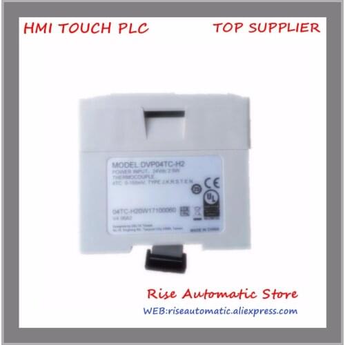PLC 4 Point 0.1 Degree Resolution Analog Temperature Module DVP04TC-H2 100% Test Good Quality