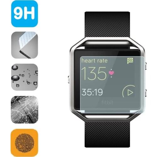 9H Tempered Glass LCD Screen Protector Shield Film for Fitbit Blaze Accessories