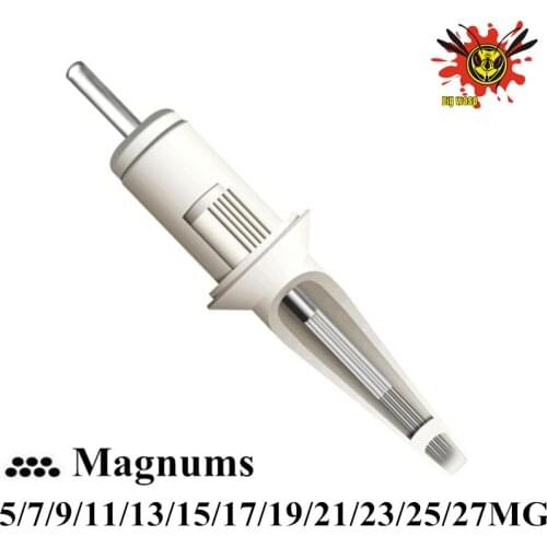 BIGWASP Standard Tattoo Needle Cartridges V1 Updated Version Cartridges -Magnums 5/7/9/11/13/15/17/19/21/23/25/27MG
