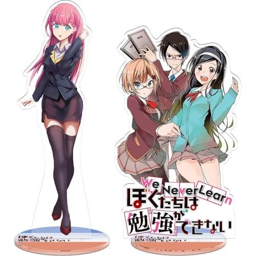 Bokutachi wa Benkyou ga Dekinai We Never Learn Height 21cm Anime Action Figure Toy Acrylic Decorative Ornaments Creative Gift