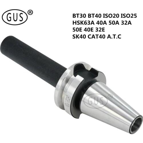 BT30 BT40 ISO20 ISO25 HSK63A 40A 50A 32A 50E 40E 32E SK40 CAT40 A.T.C alignment tool combination, spindle calibrator bt40 A.T.C