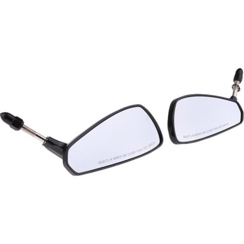 Black Motorcycle Rearview Mirrors Side Mirror For Street 500 XG500 2016