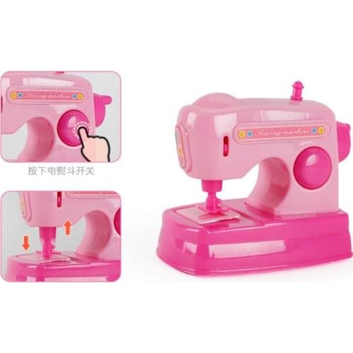Children Kid Boy Girl Mini Kitchen Electrical Appliance Sewing Machine Toy Set Early Education Dummy Household Pretended Play