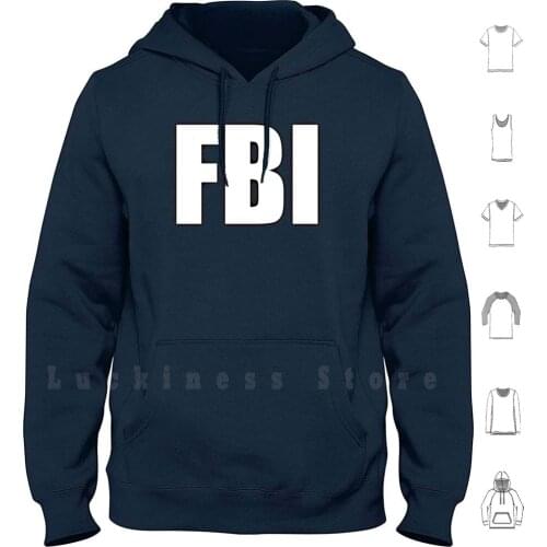 Fbi , Type , Federal Bureau Of Investigation Enthusiasts , Female Body Inspectors. Hoodie Long Sleeve Fbi Type Federal