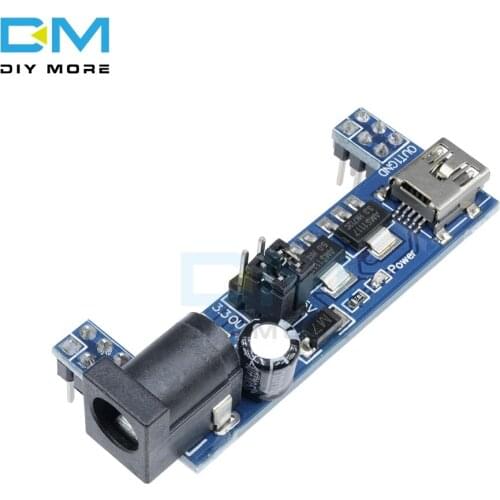 MB-102 MB102 Breadboard Power Supply Module For Solderless Mini USB Power Supply Compatible Module DC 3.3V 5V