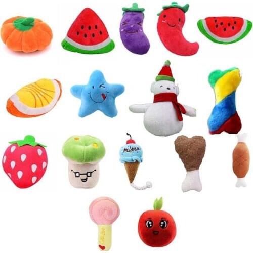 Cartoon Jouet Chiot Dog Plush Toy Hondenspeeltje Peluches Para Perros Plush Zabawki Dla Psa Squeaky Chew Dog Plush Squeak Toy