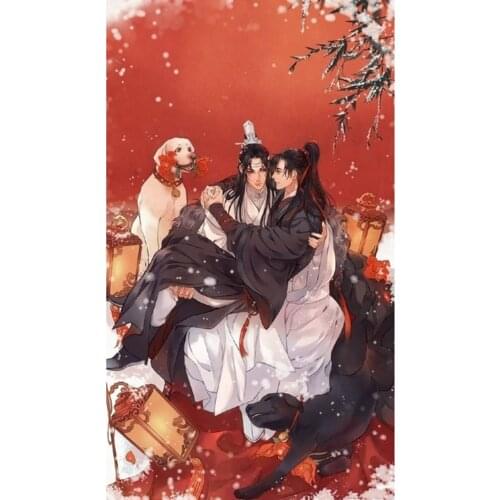 Mo Dao Zu Shi DIY Cross Stitch 11CT Embroidery Kits Needlework Craft Set Printed Canvas Cotton Thread Home Decoration On Sale