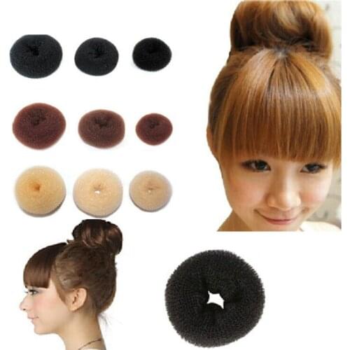 New Hot Fashion Elegant Women Ladies Girls Magic Shaper Donut Hair Ring Bun Fashion Hair Styling Tool Accessories