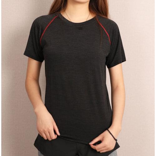 New Yoga Short Sleeve Women Shirts Training Sports Fitness Running Quick Dry T-shirt Gym Workout Clothing for Girls Plus Size