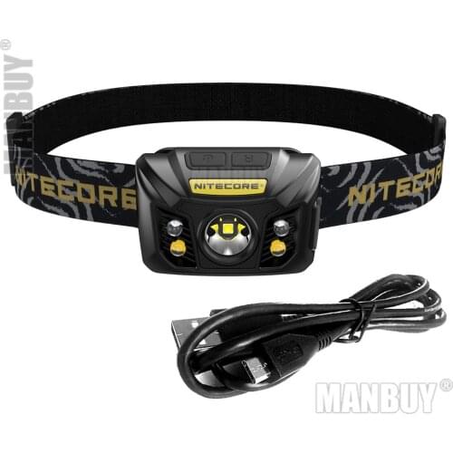 NEW NITECORE NU32 Headlamp 550 Lumens CREE XP-G3 S3 LED +CRI RED BuiltIn Rechargeable Battery Light Outdoor Search Free Shipping