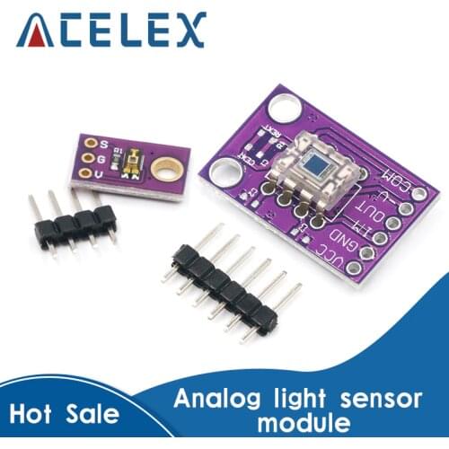 OPT101 Light Analog Light Intensity Sensor Module Single Chip Photoelectric Diode 14KHz CJMCU-101 TEMT6000