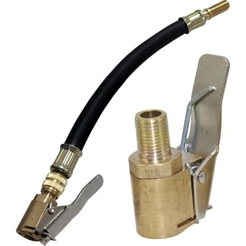 Motorcycle Bike Car Tire Air Inflator Hose Inflatable Pump Extension Tube Adapter Twist Tyre Air Connection Locking Air Chuck