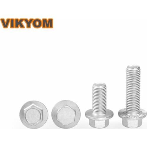 Level 10.9 Hexagon flange bolts M6 M8 M10 M12 M14 M16 M20 Car with pad screws Flange bolts