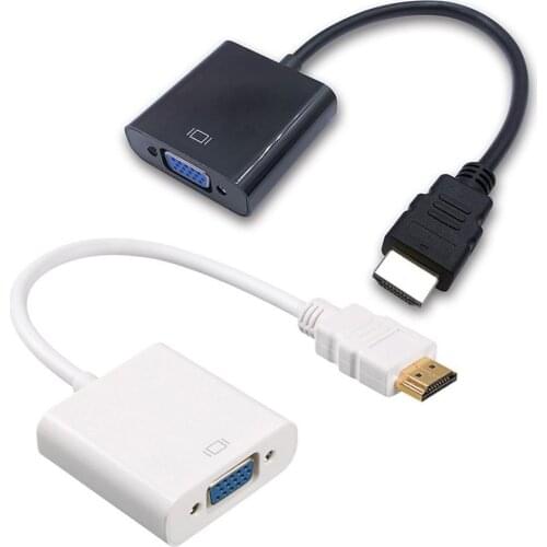 1080P HDMI-Compatible to VGA Adapter Digital to Analog Converter Displayer to Cable PS4 Projector TV PC HDTV For Box Laptop