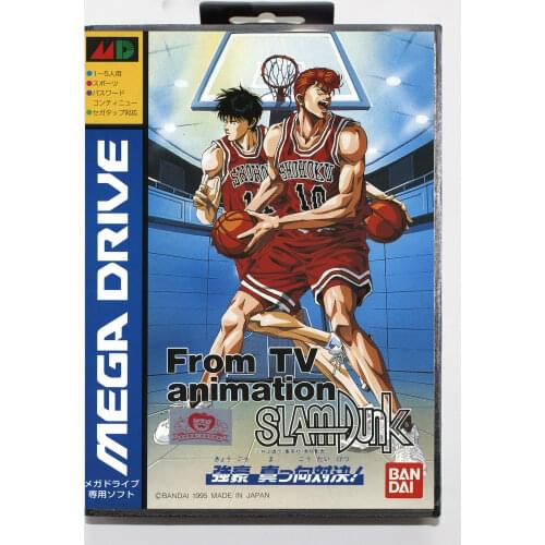 From Tv Animation 16 Bit MD Game Card with Retail Box for Sega MegaDrive & Genesis Video Game console system