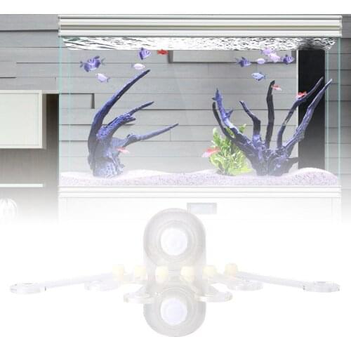 Fish Tank Aquarium Coral Racks Bracket Holder with Suckers Acrylic Made Aquarium Plants Seeds