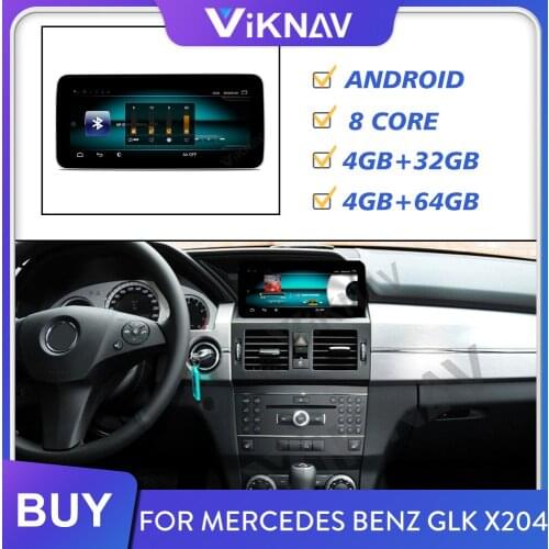 Car GPS Navigation multimedia Player for-Mercedes-Benz GLK X204 2008-2012 Auto Radio stereo GPS Head unit tape recorder