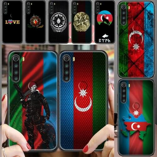 Azerbaijan Buta Flag Phone case For Xiaomi Redmi Note 7 7A 8 8T 9 9A 9S K30 Pro Ultra black pretty prime art back 3D coque