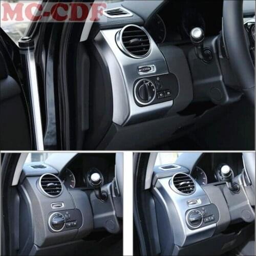 For Land Rover Discovery 4 LR4 2009-2016 ABS Chrome Side Air Conditioning Vent Outlet Cover Trim Stickers 2p/set
