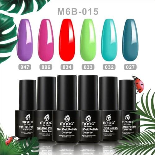 Gel Polish Set Purple Red Blue Color Enamel Everything for Manicure Varnish Hybrid Art Decorations Semi Permanent Nail Esmaltes