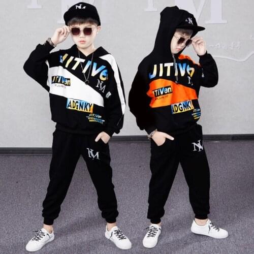 New Boys Clothing Sets Tracksuit Children Baby Girls Clothes Sets Casual Sports Suits Kids Hoodie Sweatshirt + Pants 4-12 Years
