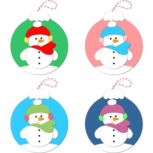 New Christmas ornaments Wooden die Scrapbooking C-843 Cutting Dies Multiple sizes