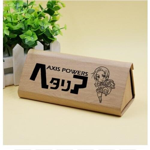 NEW Anime Fold Pencil Case Protective Hard Eye Glasses Case Storage Bag Sunglasses Box Axis Powers Hetalia APH Wang Yao Cosplay