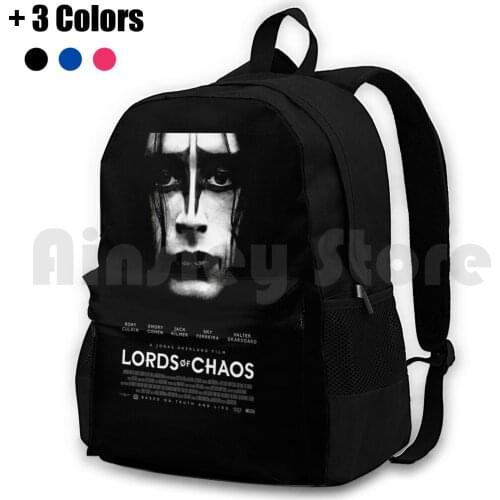 Lords Of Chaos Outdoor Hiking Backpack Waterproof Camping Travel Horror Scary Movies