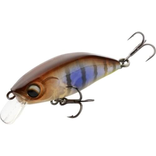 JOHNCOO Japanese Design Pesca Stream Fishing Lure 50mm 4g Floating Minnow Crank Isca Artificial Baits For Bass Perch Pike Trout