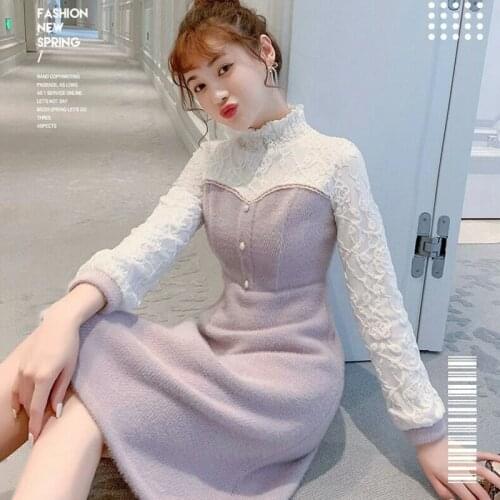 SDF JQMNN Fashionable Knitted Dresses
