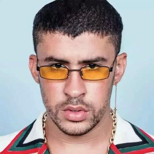 Classic Retro Sunglasses Men Square Metal Frame Sun Glasses Women Fashion Candy Colors Small Rectangle Oculos De Sol