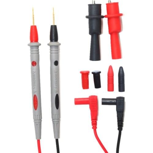 1000V 20A Probe Test Lead Alligator Clips Clamp Cable Wire Test For Multi Meter Tester Digital Multimeter IC Pins