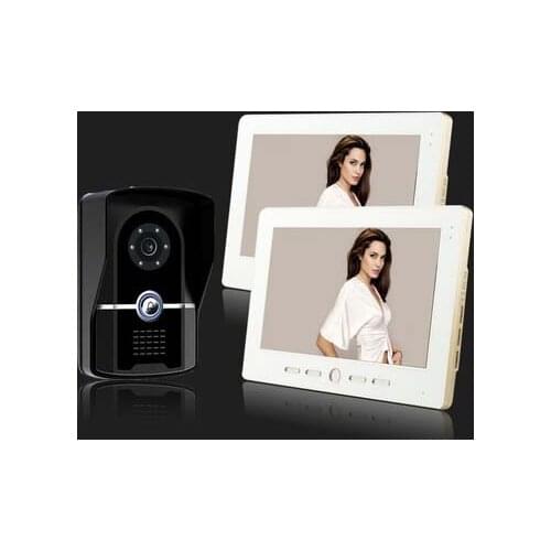 2015 New Intercom System / audio door phone , Luxury 10 inch Video door phone,700 TVLine HD camera ,waterproof cover 1 V 2