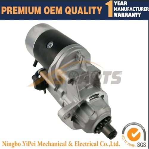 3675248 3864298 3957592 6008634110 STARTER MOTOR FOR KOMATSU PC200-6 S6D102