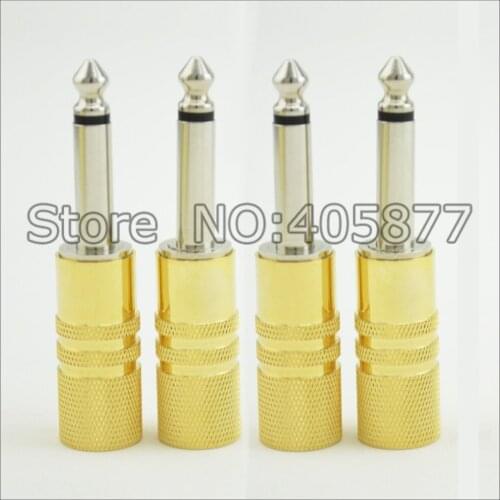 4pcs Free shipping Hifi audio GRQ S M style 6.5mm male 2pins stereo Repair Headphone Cable Solder for DIY cable