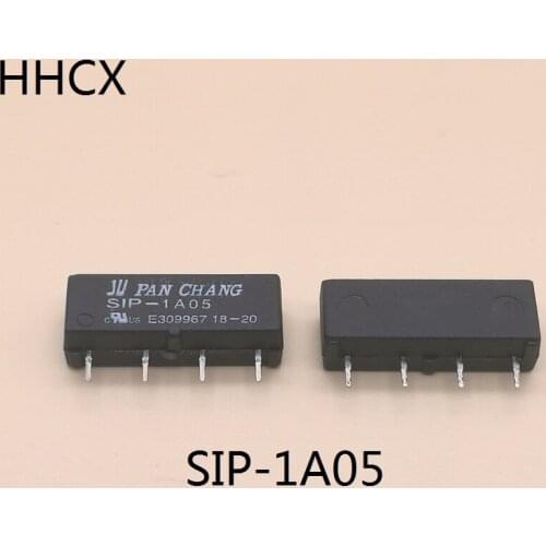 5PCS 5V Relay SIP-1A05 Reed Switch For PAN CHANG 4PIN New