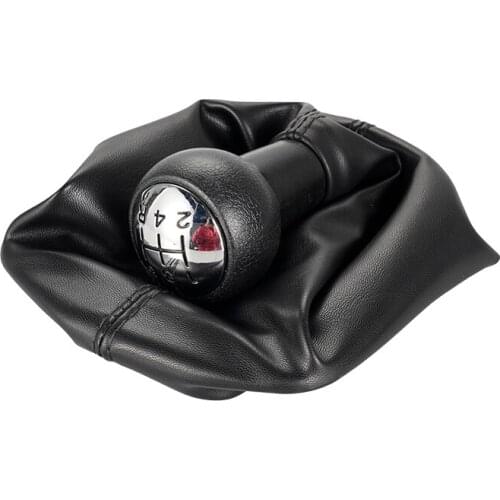 5 Speed Car Gear Shift Knob With Gaitor Boot Complete Fit For Peugeot 207 307 CC 308