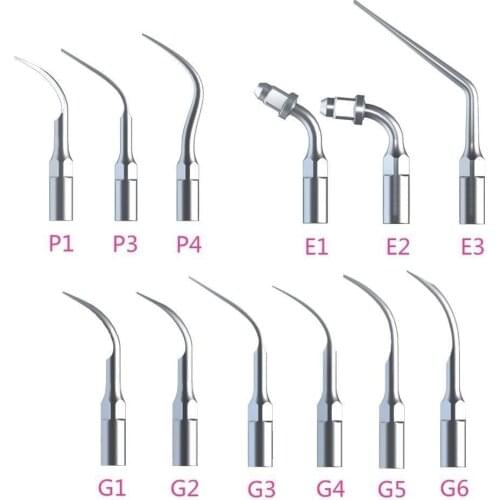 Free shipping 12xSCALING ENDO PERIO dental scaler tips fit EMS & WOODPECKER